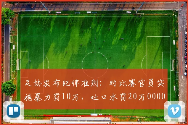 足协发布纪律准则：对比赛官员实施暴力罚10万，吐口水罚20万0000644