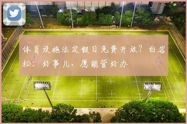 体育设施法定假日免费开放？白岩松：好事儿，愿能管好办