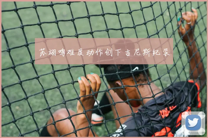苏翊鸣难度动作创下吉尼斯纪录